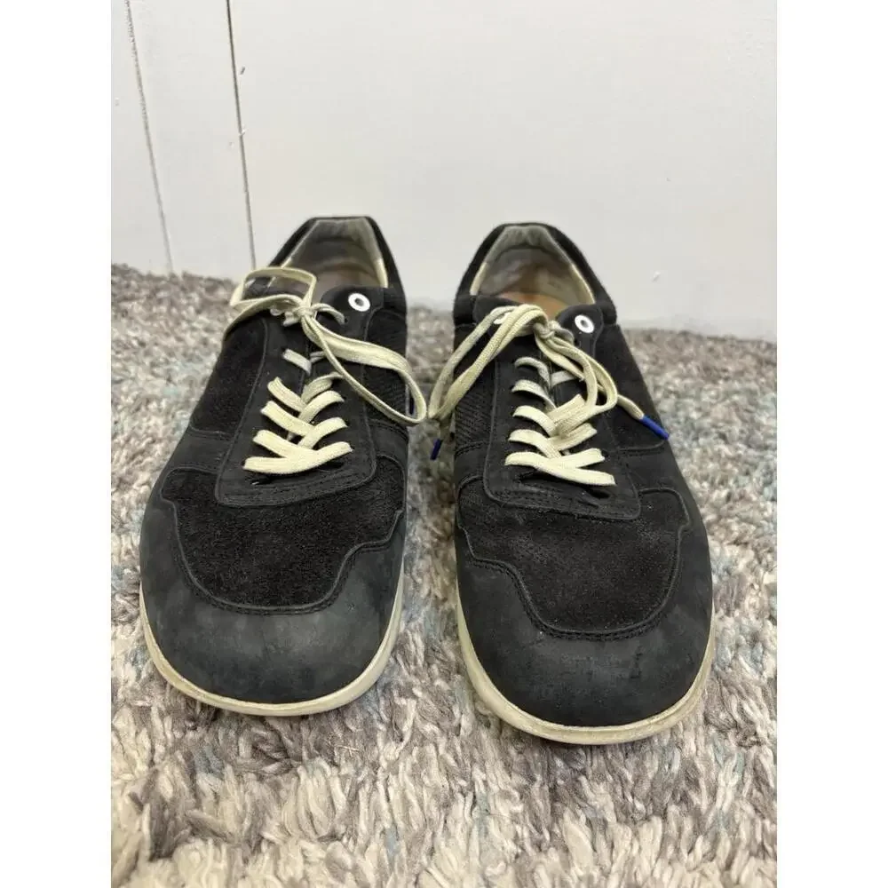 Birkenstock Shoes Mens 44 11 Cincinnati Suede Sneaker Black Casual Cork Footbed